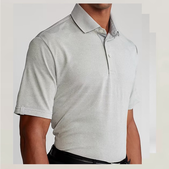 Ralph Lauren RLX Men's Performance Golf Polo Mesh Gray Camo Med EUC - Picture 11 of 15